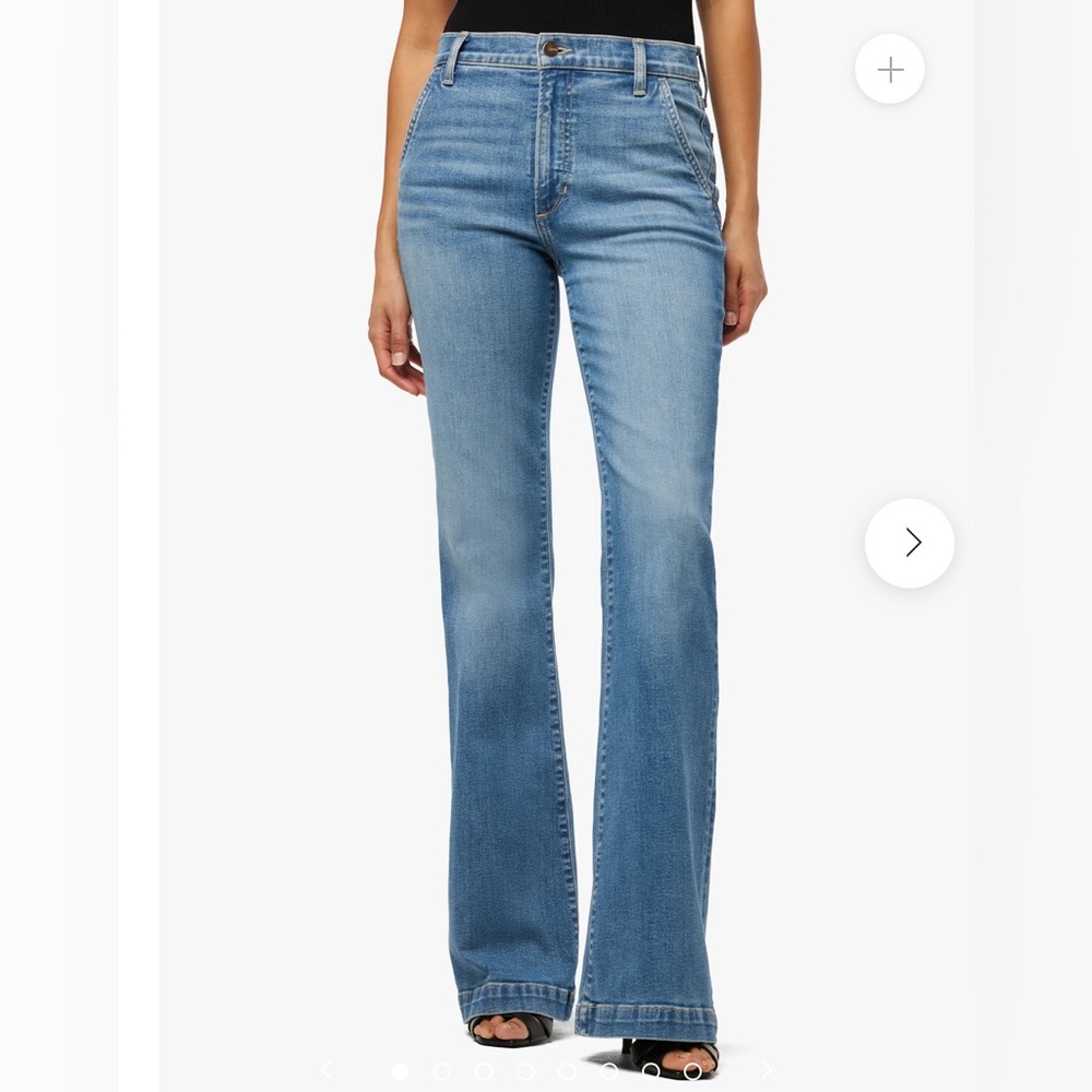 NEW Joe’s Jeans- THE MOLLY
HIGH RISE FLARE TROUSER // size 29- inseam 32”